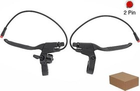 Resim Elektrikli Bisiklet 2 Pinli Güç Kesici Fren Kolu Takımı 