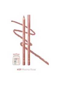 Resim Kremsi Formüle Sahip Dudak Kalemi Ve Kalemtıraş Seti Clıo Velvet Lip Pencil Set 09 Mocha Rose 