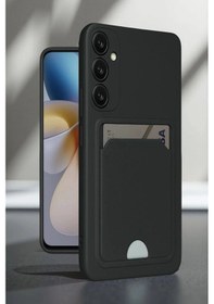 Resim Samsung Uyumlu Galaxy A16 5g Kılıf Kelvin Kartvizitli - Siyah 