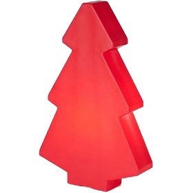 Resim Lightree Kırmızı Işıklı Dekoratif Yılbaşı Ağacı (H 150cm) 