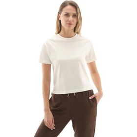 Resim Lumberjack 5W Wb 11Asya-T 5Pr Kadın T-Shirt Beyaz 