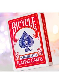 Resim Bicycle Ultimate Lefty Deck Red Hileli Premium Oyun Kağıdı İskambil Kartları Destesi 