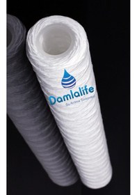 Resim Damlalife 20" İnç İplik 25 Micron Sediment Sargı İp Tortu Filtre 