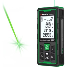 Resim Sndway SW-80GS Yeşil Lazerli 80 Metre Lazermetre Şarjlı ve IP68 Korumalı 