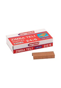 Resim Bigpoint Zımba Teli 24/6 24-6 Sarı Bp342-02 10 Lu Paket 