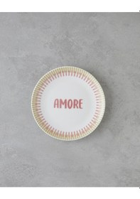 Resim English Home Amore Porselen 6'lı Pasta Seti 19 Cm Pembe - Yeşil Pembe - Yeşil 