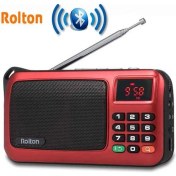 Resim Ganbao Bluetooth-Red Rolton W405 Taşınabilir Fm Radyo USB Kablolu Bilgisayar Hoparlörü Hifi Alıcı LED Ekran Desteği Tf El Feneri ile Oyna Para Doğrula (Yurt Dışından) 
