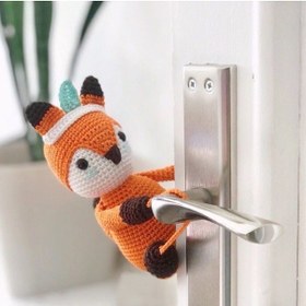 Resim Amigurumi Kapı Tutucu Tilki 