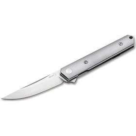 Resim Böker Plus Kwaiken Mini Flipper Titan Çakı Gri 