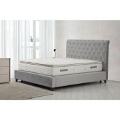 Resim Minar Deluxe Baza+Başlık+Yatak Gri 160X200 