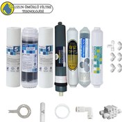 Resim Pemax Water Solutions Purefer Açık Kasa Çift Sedimentli Sertifikalı 7'li Platinium Mebran Şeffaf 4'lü Mineral-B12 Alkali 