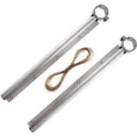 Resim Alüminyum Boru Tipi Çamaşırlık - Bronz Gri 