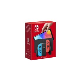 Resim Nintendo Switch Konsol OLED Model Renkli Tek Kollu Oyun Konsolu Neon Blue/neon Red 