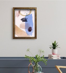 Resim Bk Gift Otel Odası Konseptli Doğal Masif Ahşap Çerçeveli Tablo 45 (551119828) 