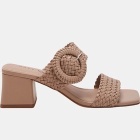 Resim Katy Perry The Gemm Woven Kadın Kahverengi Topuklu Terlik Kahverengi 