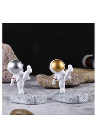 Resim Dekoratif Astronot Telefon Tutacağı 