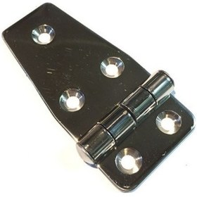 Resim Paslanmaz Krom Menteşe. 38X78Mm. 304 Paslanmaz Krom 
