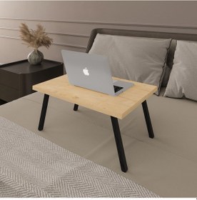 Resim Katlanır Laptop Çalışma Masası-laptopmasa01-safir Meşe Safir Meşe 
