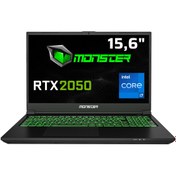 Resim Monster Abra A5 V21.3.1 Intel Core i7 12700H 16 GB RAM 1 TB SSD 4 GB RTX 2050 Windows 11 Home 15,6" FHD 144 Hz Oyun Bilgisayarı Monster