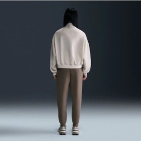 Resim Nikr 24.7 Impossiblysoft Dri-fıt Hz Kadın Bej Sweatshirt Beyaz 
