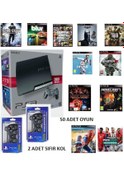 Resim PS3 Slim 320 GB + 50 Oyun + 2 Adet Kol (2. El) 