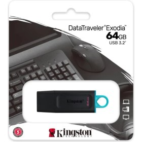 Resim Kingston 64 GB Kıngston Exodıa USB Bellek 3.2 Dt DTX/64GB USB FLASH BELLEK 