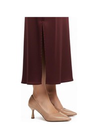 Resim Ayakmod 357190 Z Bej Yılan Kadın Topuklu Ayakkabı Siyah 