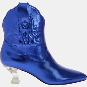 Resim Katy Perry Annie-o Kadın Mavi Western Tasarım Bot Mavi 