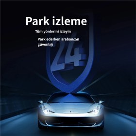 Resim Conio Carlover A2 Pro 4K Ultra Hd Araç Içi Kayıt Cihazı, Wifi/app ile Anlık Izleme, 170° Geniş Açılı Arka Kamera 