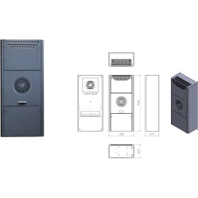 Resim Msc 1002VINPW1 1120 W Dikey Indoor Endüstriyel Pano Klima 