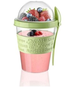 Resim pazariz Take'n Go Kapaklı Meyveli Yoğurt Kabı 