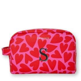 Resim Seyahat Çantası, Pink & Red Hearts - U 