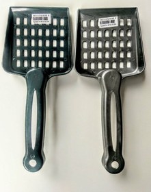 Resim Plastik Kedi Kumu Küreği 10 x 24 x 2 CM Çok Renkli 