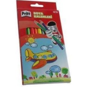 Resim Pritt Boya Kalemi Jumbo Üçgen 12'li Karton Kutu 