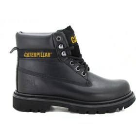 Resim Caterpillar Colorado Black Siyah Deri Kadın Bot Siyah 