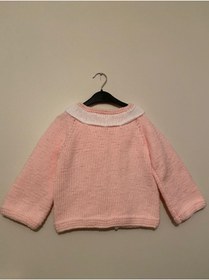 Resim EL ÖRGÜSÜ CİCİ BEBE El Örgüsü Kız Fırfırlı Hırka 
