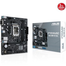 Resim ASUS PRIME H610M-R DDR4 HDMI-DVI PCIE 4.0 1700p mATX 