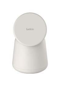 Resim Belkin Wız020 Boostcharge Pro Kablosuz 2'si 1 Arada Magsafe 15w Şarj Istasyonu - Krem 