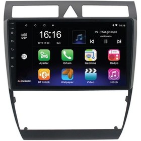 Resim Audi A6 Uyumlu Android 2 GB Ram + 32 GB Rom Rom Carplay Multimedya Navigasyon 