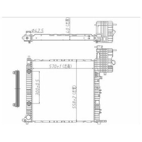 Resim Mga 87074 Su Radyatörü Brazıng At Mercedes Vito Panelvan Van W638 6385011901 