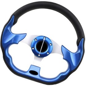Resim Suntek Araba Spor Yarışı Sürüklenen Direksiyon 320mm Mavi 