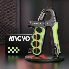 Resim Ayarlanabilir Kaymaz Tutuş Güç Antrenörü - 4.99-149.69 KG Dirençli Sayma El Tutucu, Kas Geliştirme & Kurtarma için İdeal, Dayanıklı PP/Paslanmaz Çelik, Mor/Yeşil/Mavi Renklerde Mevcut 