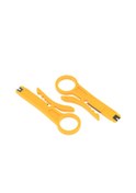 Resim Moveevo Aibecy Sarı Mini Tel Soyucu Ve Presley 2'li Set - Cat5/5e/6 Ve 3d Yazıcı Ptfe Tüpü İçin Pratik Ve Dayanıklı 
