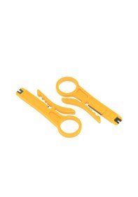 Resim Moveevo Aibecy Sarı Mini Tel Soyucu Ve Presley 2'li Set - Cat5/5e/6 Ve 3d Yazıcı Ptfe Tüpü İçin Pratik Ve Dayanıklı 