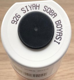 Resim Akçalı 926 Siyah Soba Boyası Isıya Dayanıklı Yanmaz Mat Egsoz Mangal Fırın Boyası 400ml 