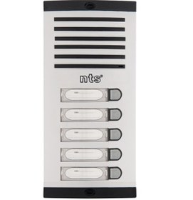 Resim Nts Diafon Sesli Işıklı Fotoselli Tek Sıra 5li Zil Butonu 4005 