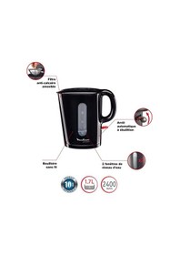 Resim Moulinex Principio By105B10 Kettle Siyah 