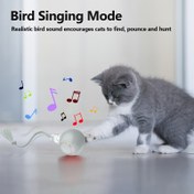 Resim Renkli Işıklarla Interaktif Akıllı Kedi Oyun Topu - USB Şarj Edilebilir, Otomatik Hareketli Top, İç Mekan Kedileri için, Atlayış ve Bounce, Tüm Irk Kediler için Uygun, Uzun İplikli Oyun Topu Dahil, Kedi Eğlencesi | Parlak LED Işıkları | Dayanıklı Silikon, Eğlenceli Kedi Oyun Topu 