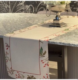 Resim Keten Karina Desen Runner 40x140 Cm Çok Renkli 