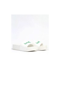 Resim United Colors Of Benetton Benetton Bn-1212- 3489 Beyaz-kadın Terlik Beyaz 